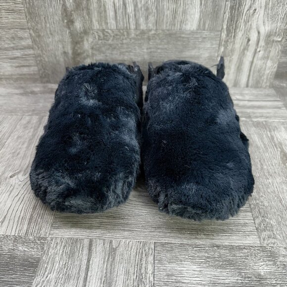 Nike Calm Mule SE Women's size 8 Black Faux Fur Mules FZ3119-001 - Picture 3 of 9